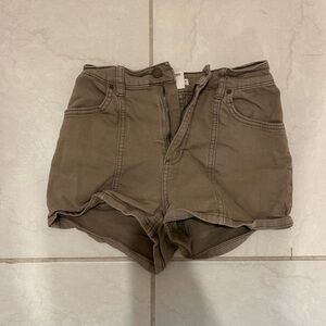 Stylish Tan Women's Shorts